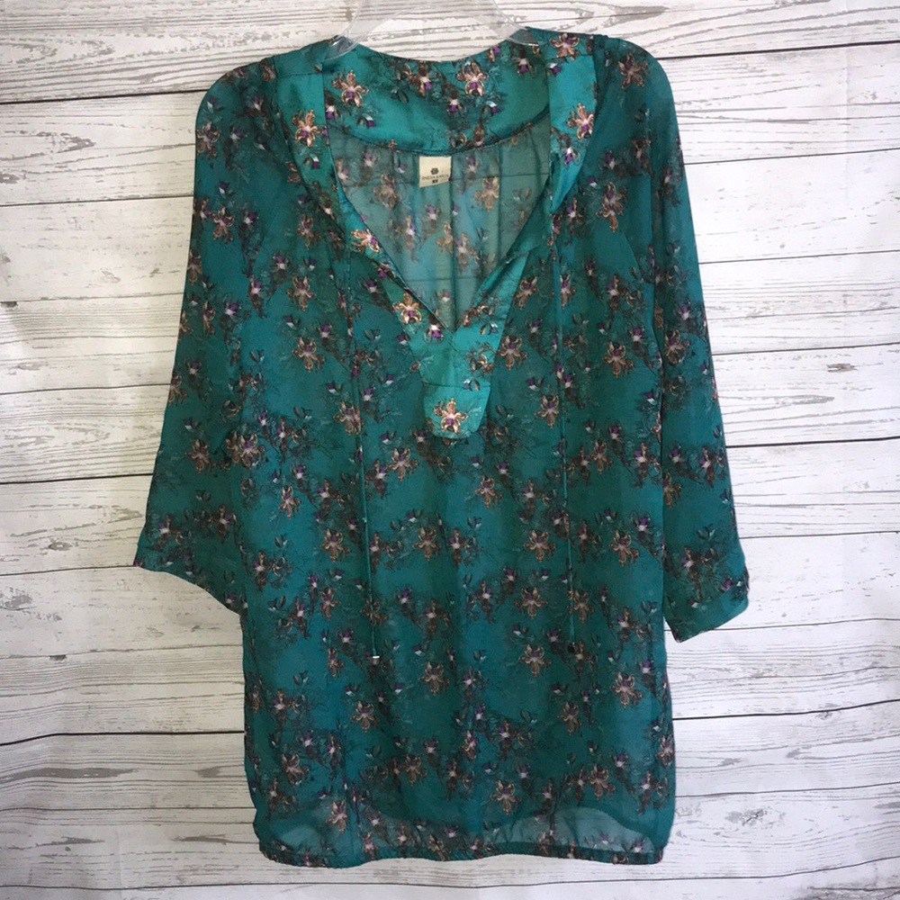 Sinesia Karol orchid tunic beach coverup XS resort